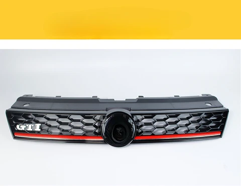 Решетка радиатора для переднего бампера автомобиля GTI, сетчатые гоночные решетки для Volkswagen VW Polo 2014, 2015, 2016, 2017, 2018