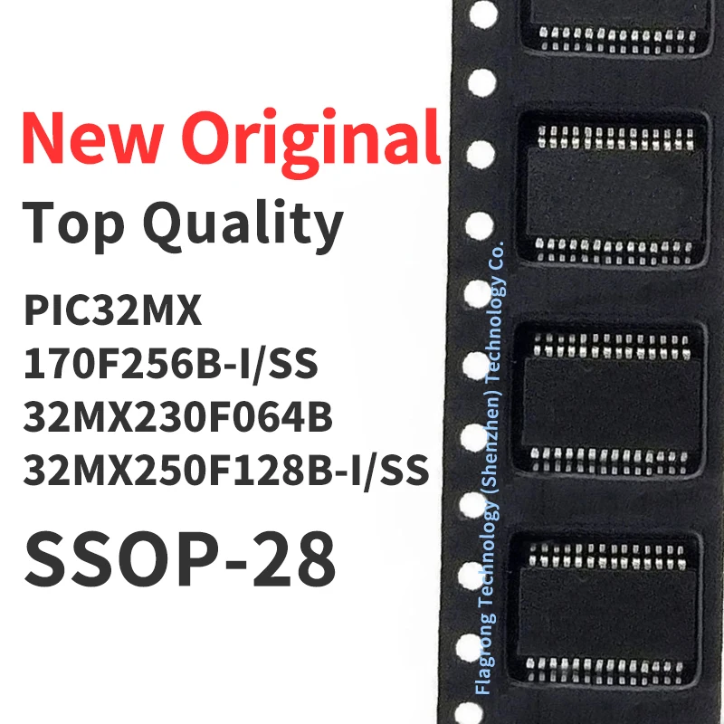 

1 PCS PIC32MX170F256B-I/SS PIC32MX230F064B-I/SS PIC32MX250F128B-I/SS E/SS BT SMD SSOP28 Chip IC New Original