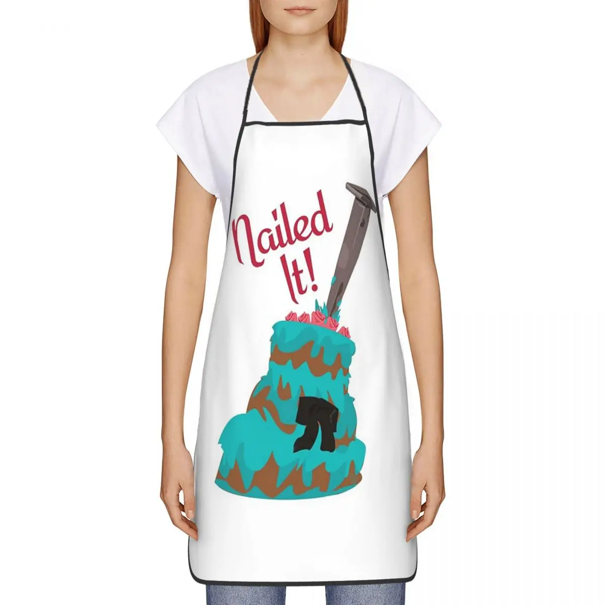 Фартук для шеф-повара кухни фартук слюнявчик без рукавов уборки передник женщин