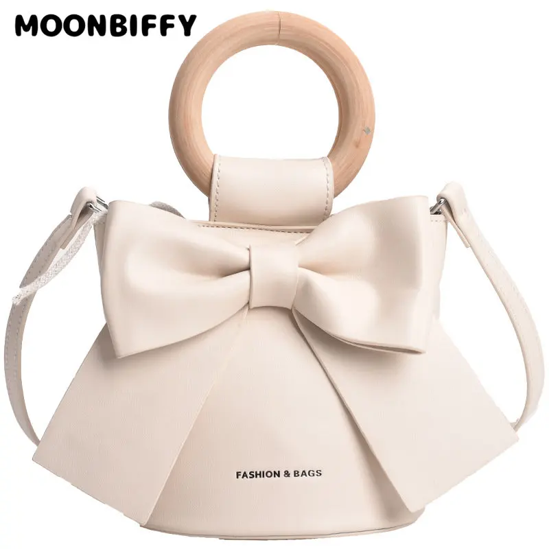 

Женская сумка с бантом, Новинка лета 2022, популярная сумка через плечо, модная сказочная сумка, сумка-мешок, сумки через плечо для женщин