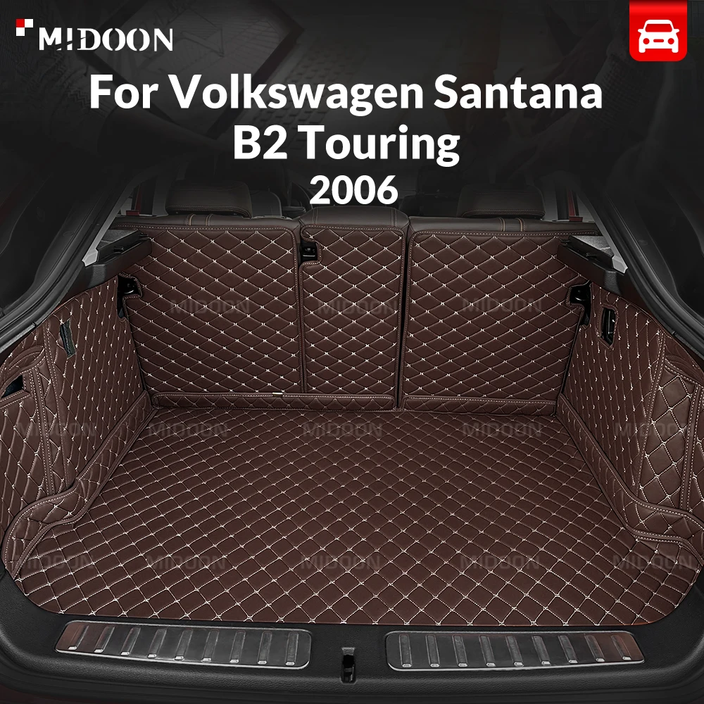 Фото Коврик в багажник для Volkswagen VW Santana B2 Touring 2006, полная защита, защита от загрязнений, вкладыш в багажник, аксессуары для салона автомобиля №1