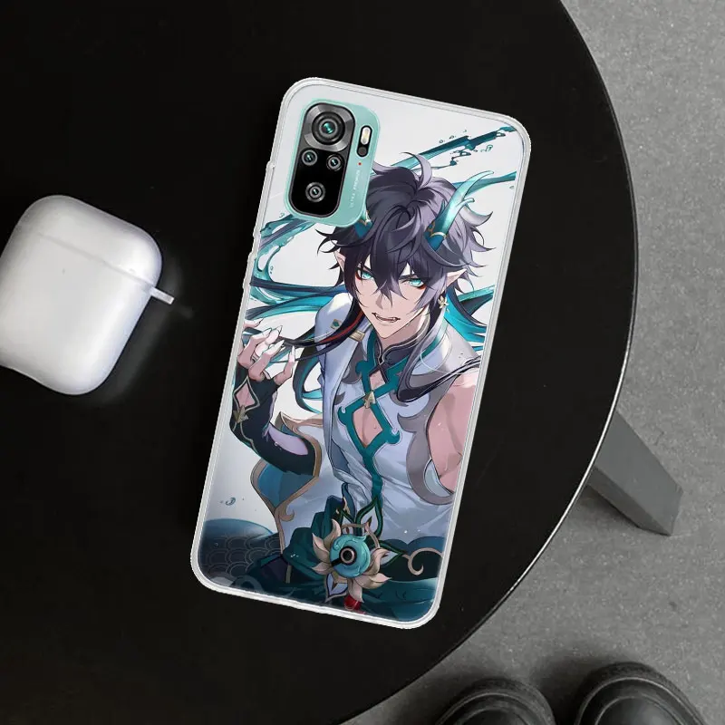 Чехол для телефона Honkai Star Rail Dan Heng чехол Xiaomi Redmi Note 13 12S 12 11S 11T 11E 10 Pro 10S 9 9S 9T 8 8T 7 Plus с