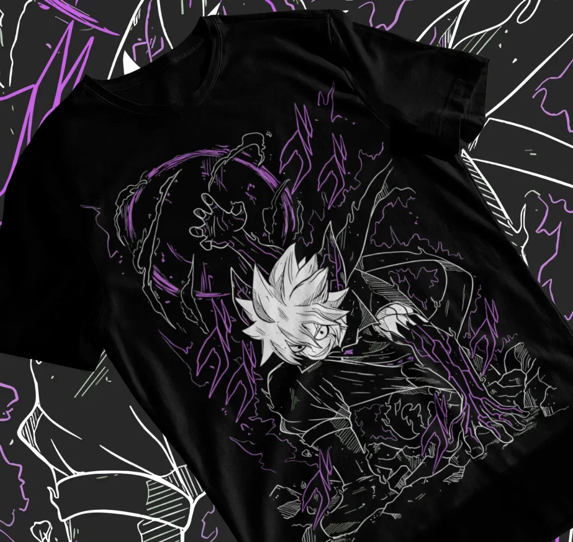 Fairy Tail Natsu Dragneel Gray Fullbuster Anime Unisex T-Shirt Soft Tee All Size
