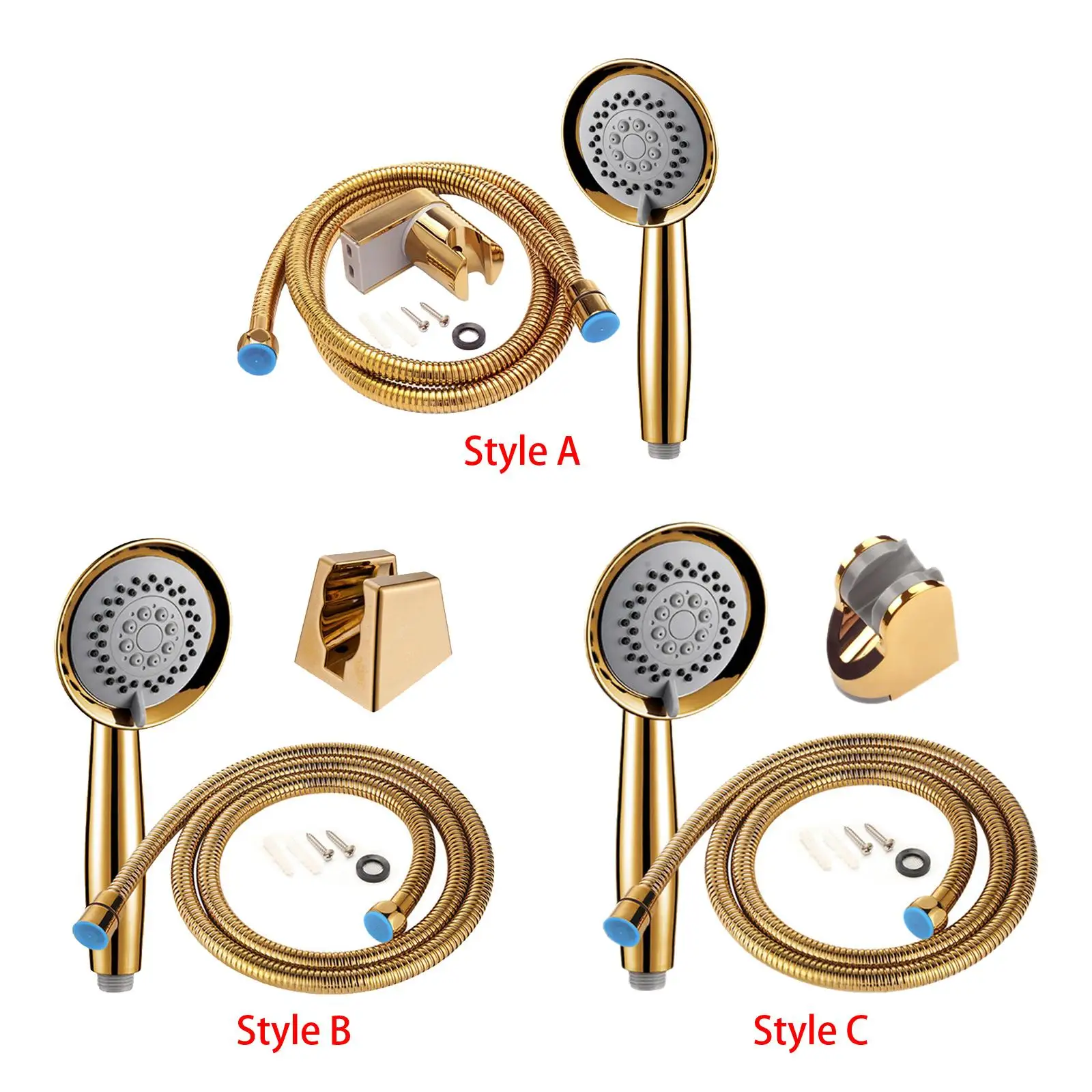 

Handheld with Hose&Holder Accessories Adjustable for Bathroom