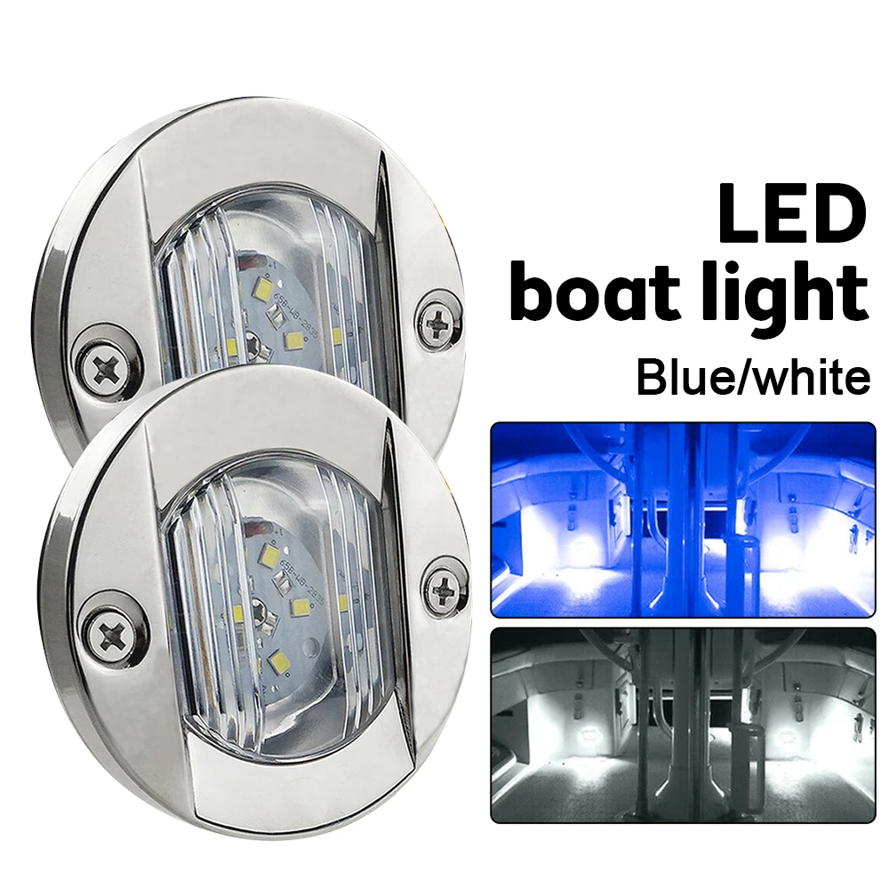 

2Pcs Red Green LED Boat Navigation Light 12V IP68 Waterproof Sailing Signal Lamp Marine Yacht Warning Mount Led Light