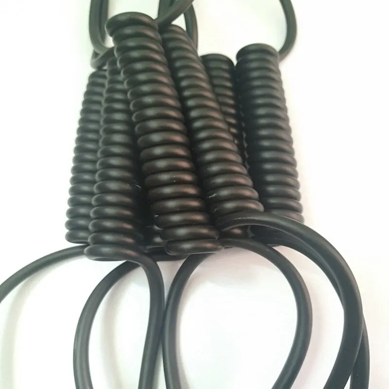Фото Пружинный полиуретановый кабель, провод, 4 ядра, 20, 26, 22 Awg, растягивающийся 1, 2, 3, 4, 5, 6, 7, 8, 9, 10 метров, спиральный Телескопический провод №5