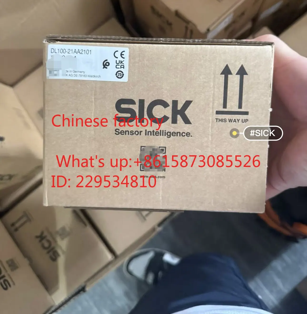 Фото Датчик расстояния Sik DL100-21AA2112 — новый и оригинальный, отличное качество! №5