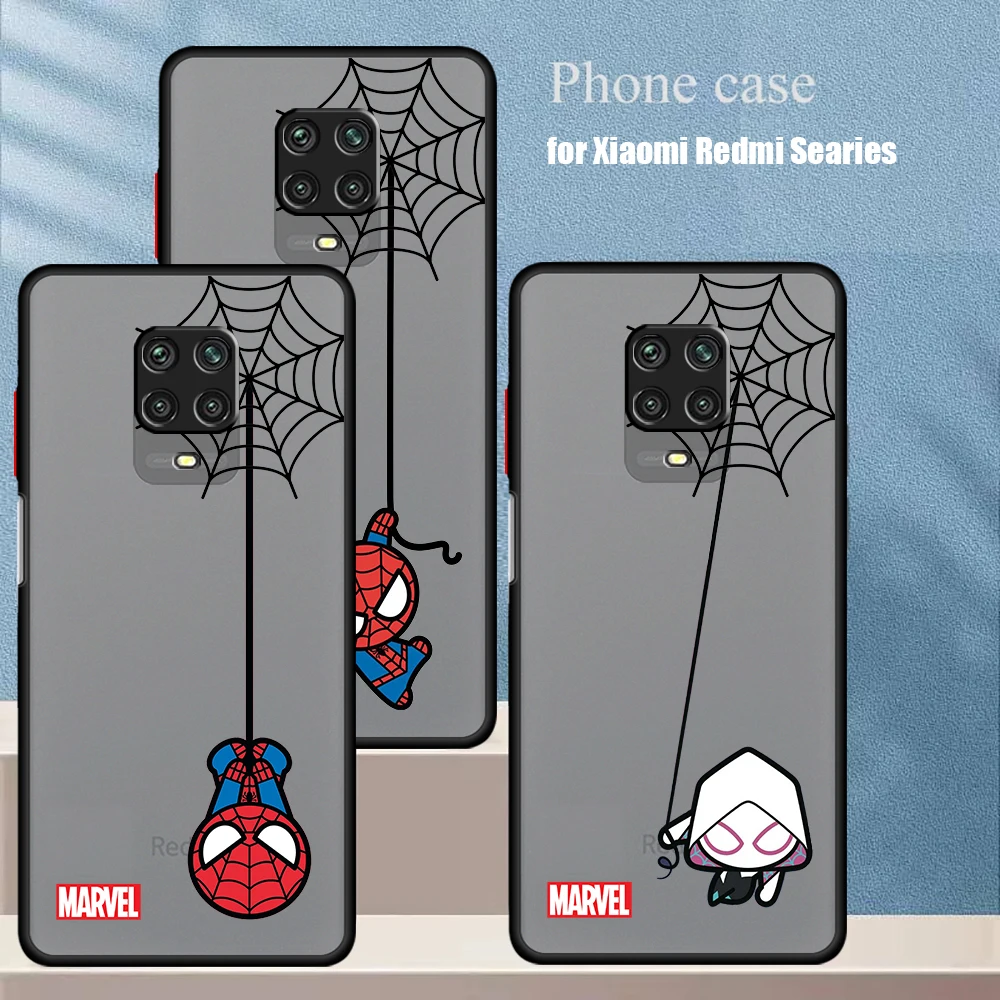 Противоударный матовый Силиконовый чехол для телефона Redmi 10A 9A 10C 12C K40 Pro 9C 9 A2 10 12