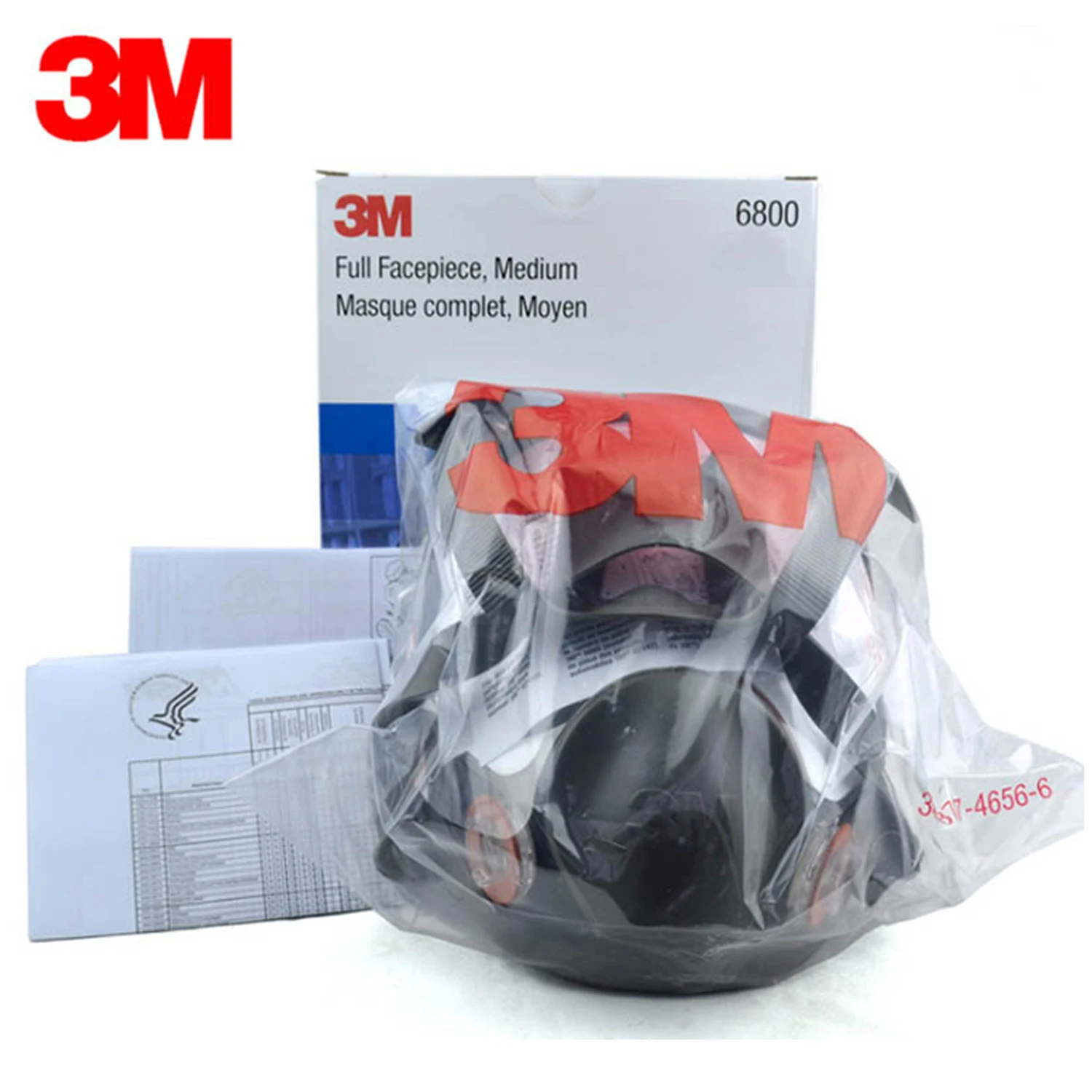 

2023 3M 6800 Painting Spraying Respirator Gas Mask Industry Chemcial Full Face Gas Mask Medium Chemical Respirator Painting