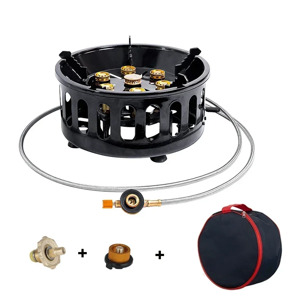 Ветрозащитная походная плита 7-ядерная сильная мощность огня портативная