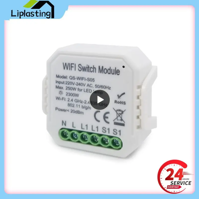 

1~5PCS Tuya WIFI Circuit Breaker Smart Timer Switch Consumption MonitorSmart Home Compatiable With Alexa Google