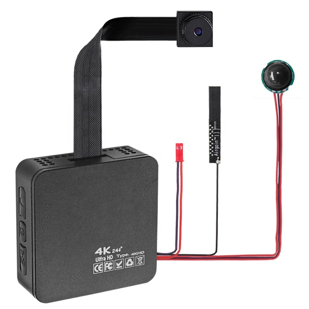 

Real 4K PIR Body Sensor Mini Camera Video Motion Detector MateCam X7 PCBA Small DIY Cam Module