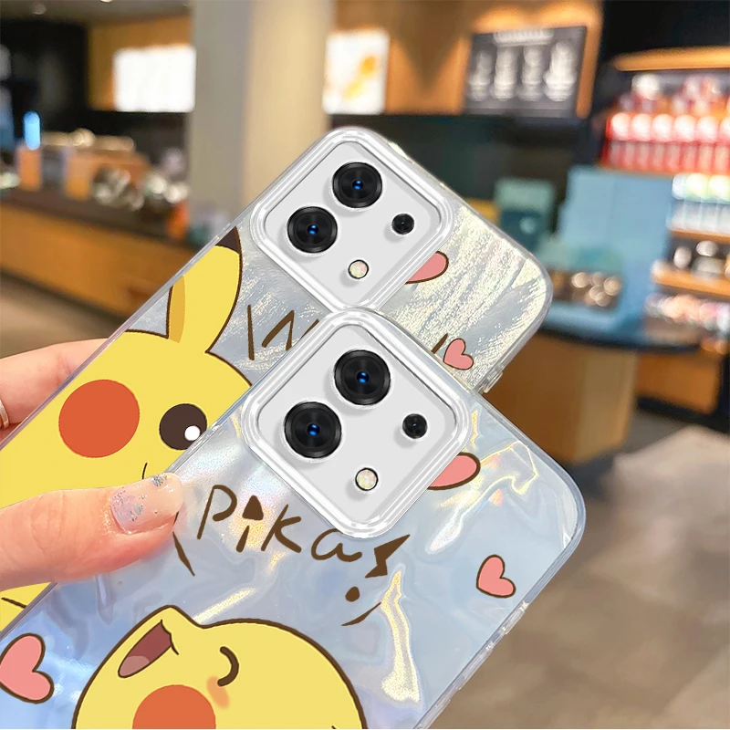 Милый аниме Покемон перо пряжа раньше для Redmi Note 13 12 11 10 9 ProPlus 13C 12C 10C A2 A1 Пикачу