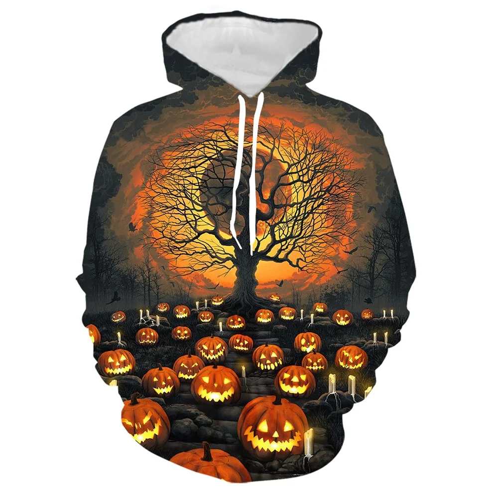 Весна осень и зима 2023 тыква 3d-цифровая печать для мужчин женщин одинаковая