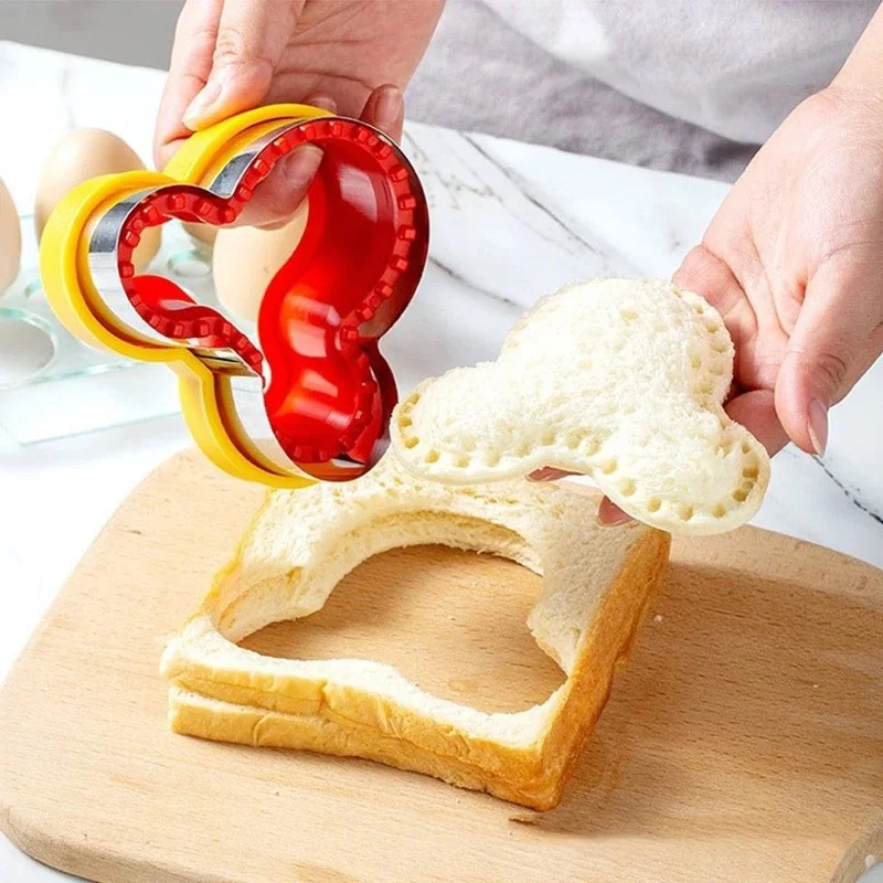 Сэндвич-формочки для детей с герметиком сделай сам форма печенья хлеба резак