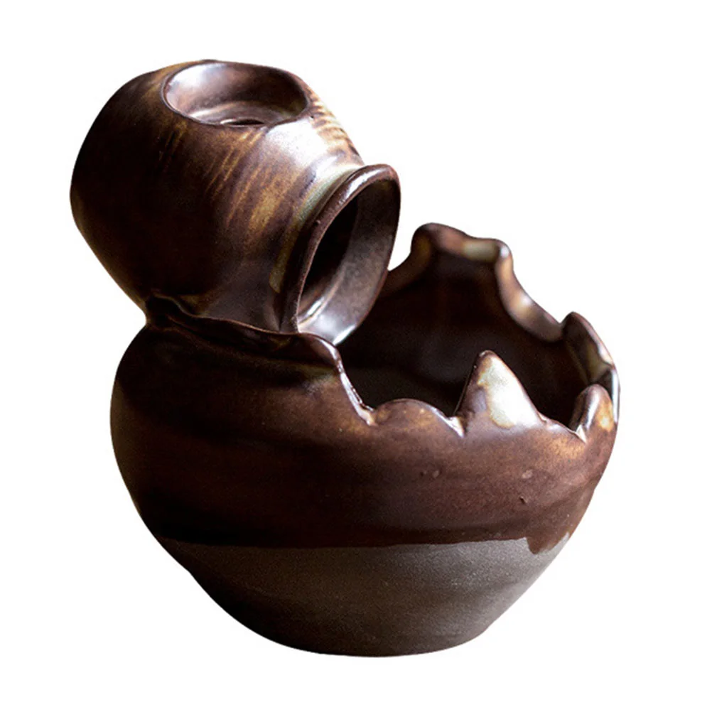 

Backflow Incense Burner Retro Ceramic Backflow Censer Delicate Incense Holder