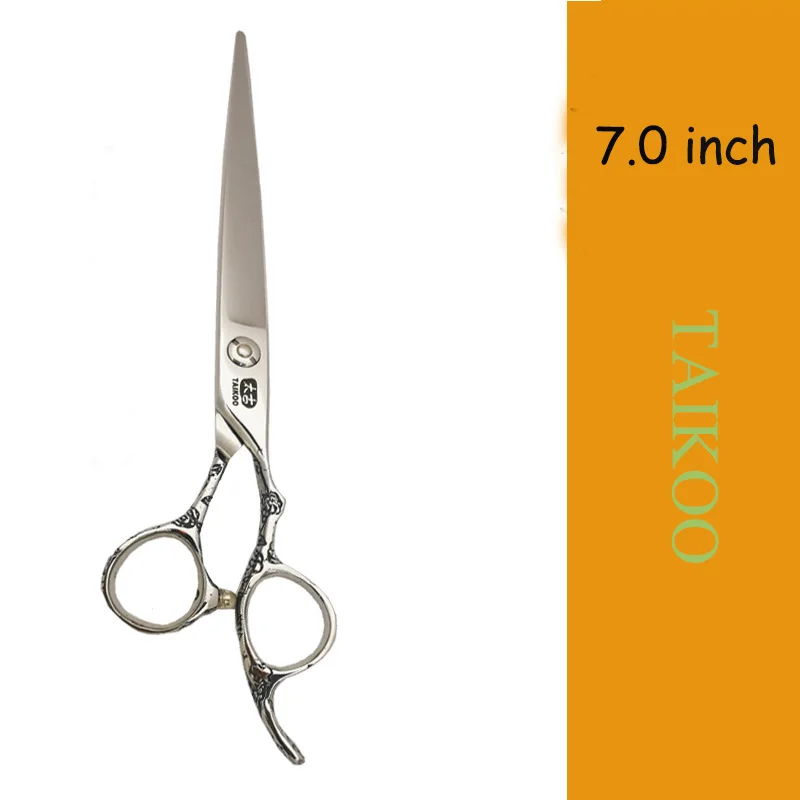 Taikoo Professional Barber Salon Tools 7inch Japan 440c Steel Cut Human Hair Cutter Machine Shears  Hairdressing Scissors