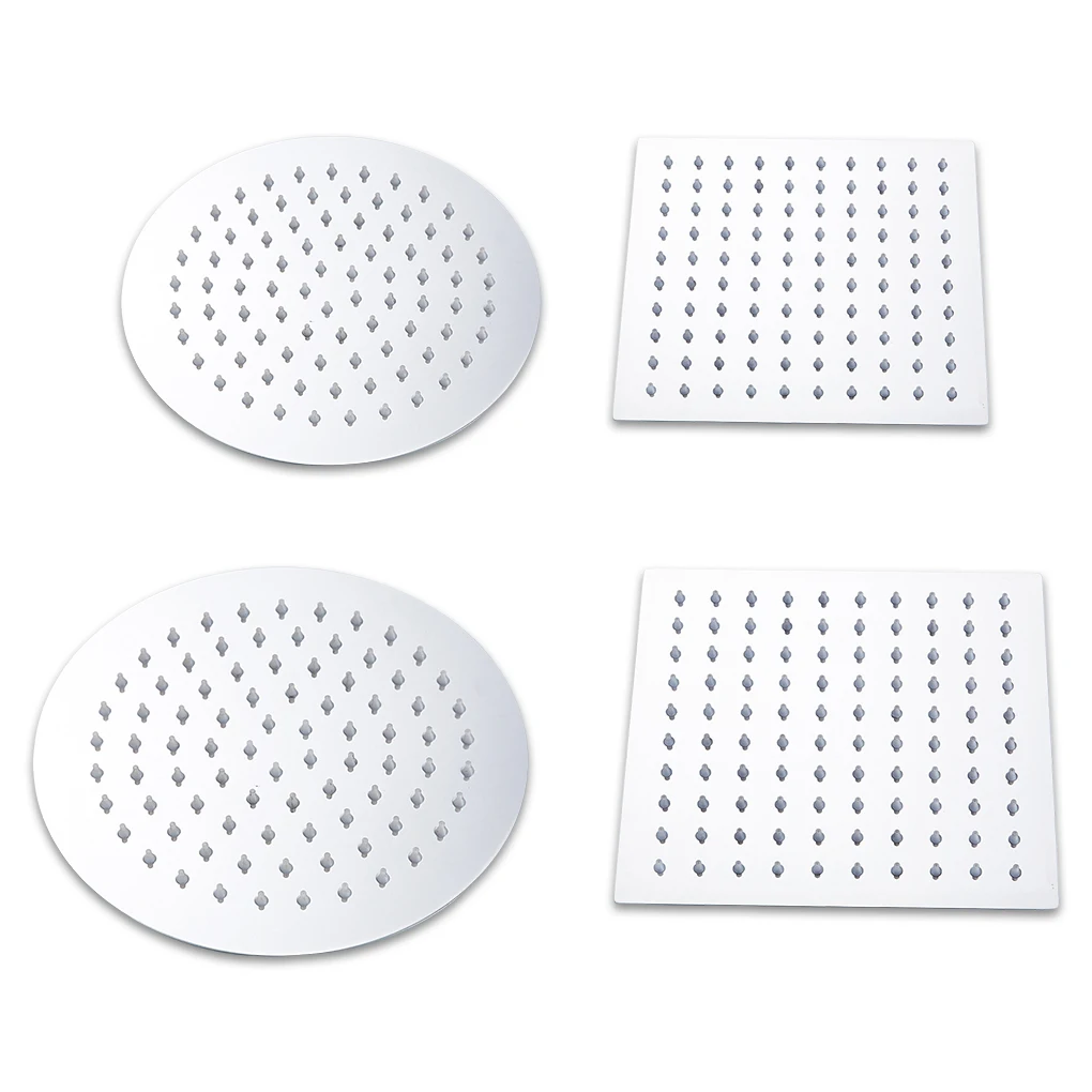 

Shower Head Stainless Steel Ultra-thin High Pressure Bathroom Showerhead Universal Replacement Massage Bath Sprayer