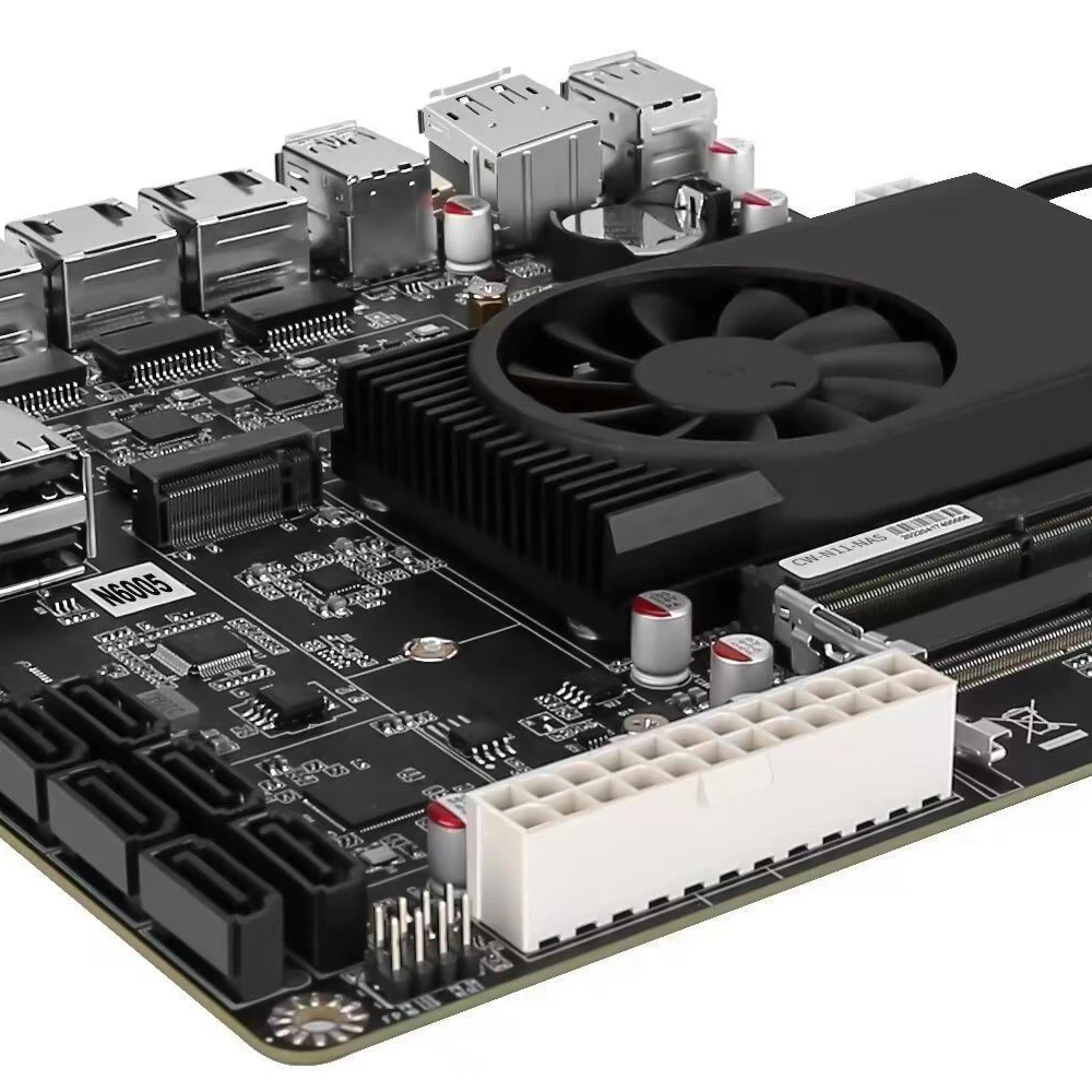 Материнская плата для N5105/N6005 Nas 4xIntel i226-V 2,5G Nics Dual M.2 ...