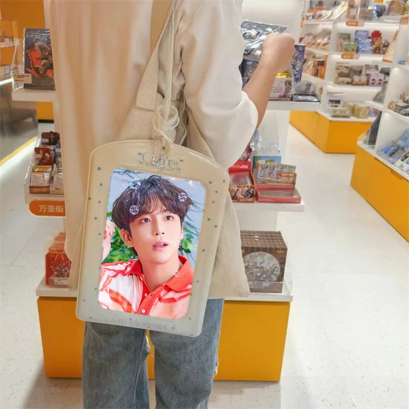 KPOP A4 Органайзер для фотографий Держатель карт с мультяшным узором Альбом LOMO