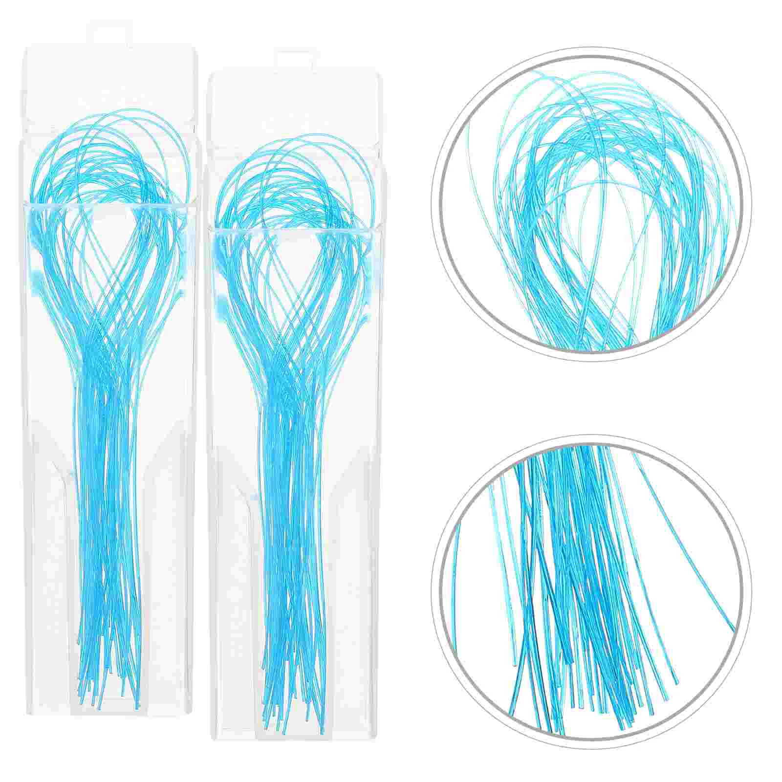 

2 Boxes Professional Cleaning Supplies Dental Floss Threading Premium Bridges Threaders Braces