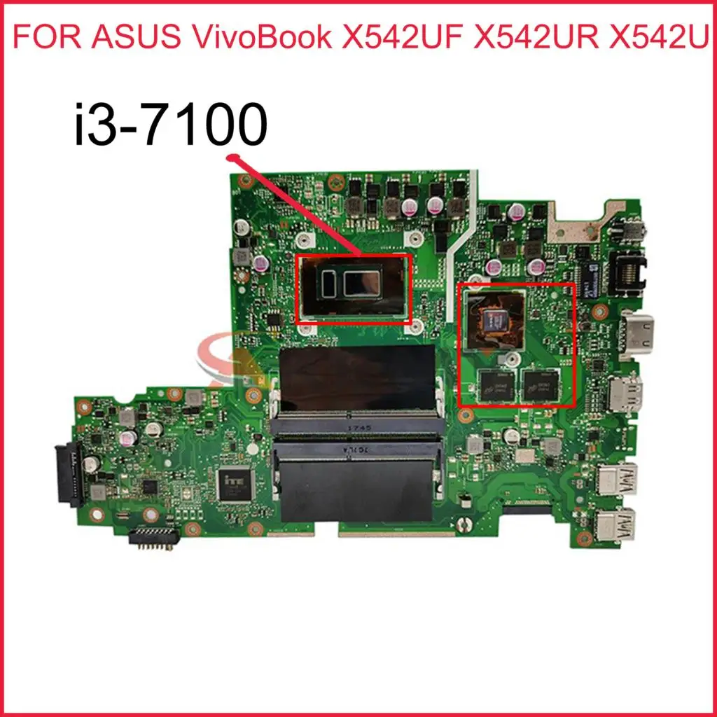 

Материнская плата X542UQ для ASUS VivoBook X542UF X542UR X542U FL8000U V587UN X542UN X542UQR материнская плата для ноутбука