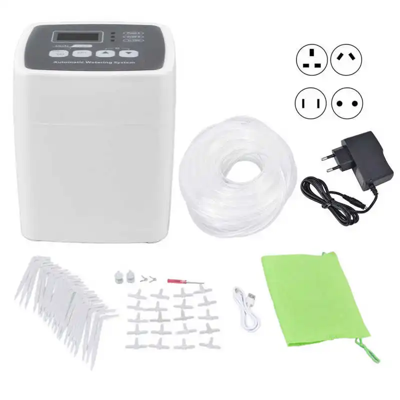 

Irrigation Timer Double Pump Watering Controller 2.5m Lift for Garden