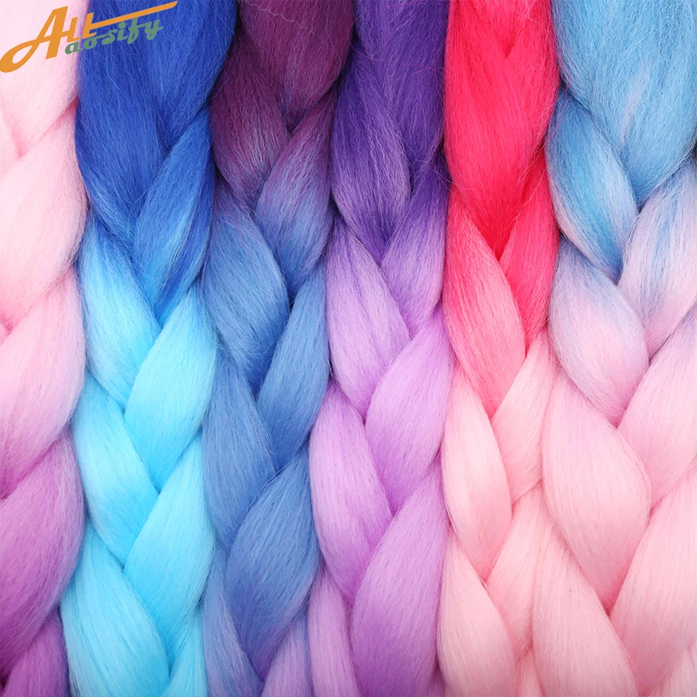 Allaosify 100 г 24 дюйма канекалон，каникалоны для волос，для волос，каникалоны волос，