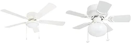 

Bay 50254 Hugger 52" White West Hill Ceiling Fan with Bowl Light Kit