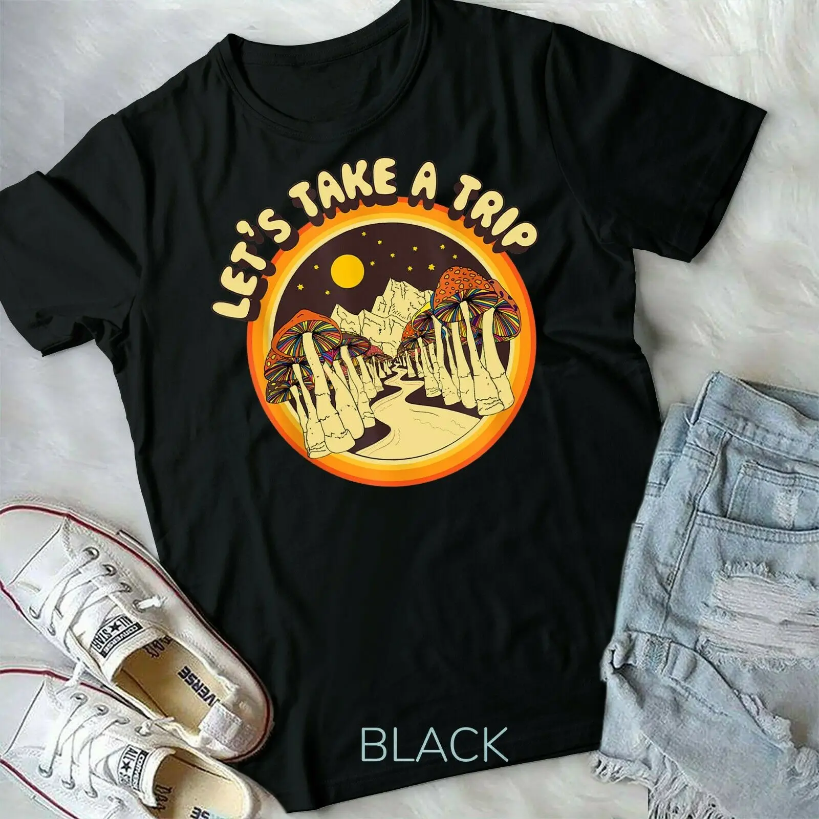 

Magic Mushroom Trippy Hippie - Form T-Shirt