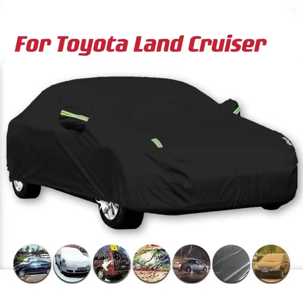 

For Toyota Land Cruiser fit Outdoor Protection Full Car Covers Snow Cover Sunshade Waterproof Dustproof Exterior Car accessories