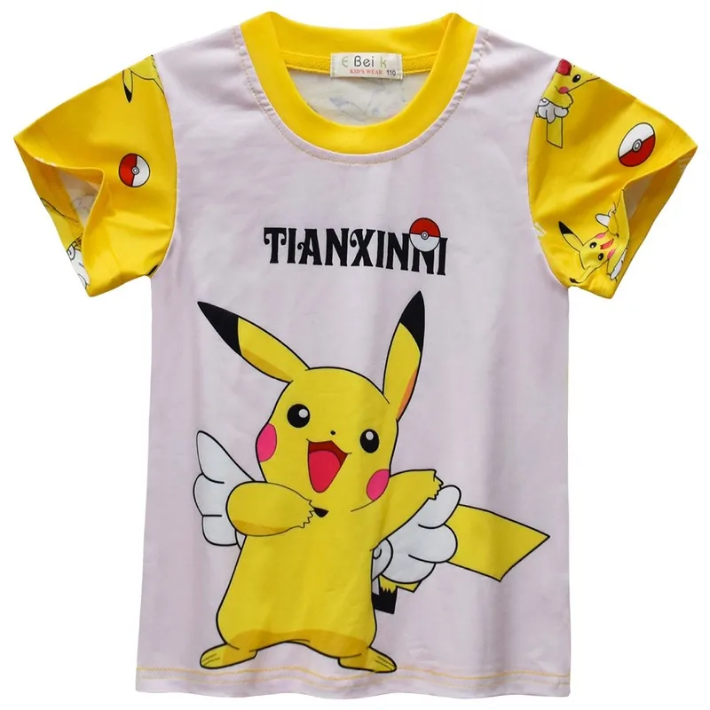 Новинка 2024 Детская Пижама Милый Летний Тонкий комплект с короткими рукавами для