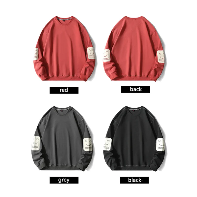 Новинка весна-осень 2023, свитер с длинным рукавом, мужская модель, модное свободное универсальное пальто, Мужская толстовка B0014