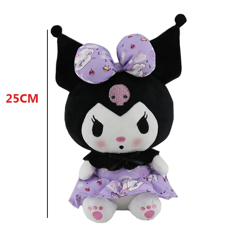 

2022sell like hot ca25CM Anime Sanriod Toys Kawaii Kuromi Mymelody Cinnamorol Plush Soft Animals Free shipping in some countries