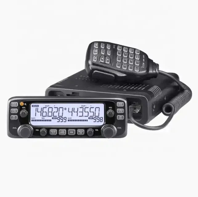 Фото IC-2730 50Вт двухдиапазонная мобильная радиостанция VHF/UHF, портативная рация GMRS для использования в автомобиле №5