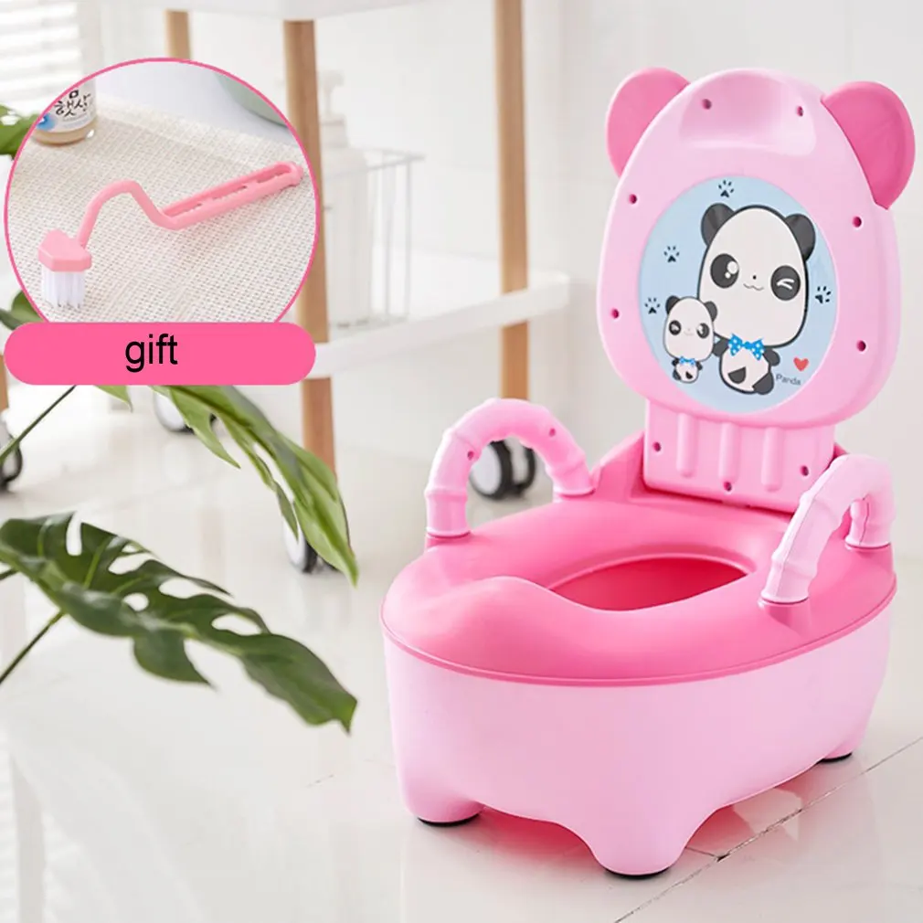 

0-6 Years Old Children's Pot Soft Baby Potty Plastic Road Pot Infant Cute Baby Toilet Seat Boys And Girls Potty Trainer Seat WC