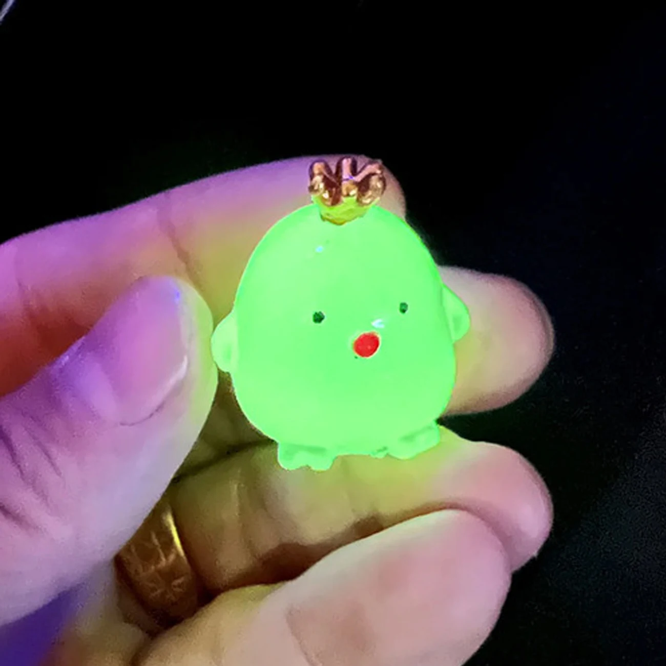 

Точка безопасности вождения для начинающих, светящиеся наклейки для помощи вождения, автомобильные аксессуары, светоотражающие наклейки с короной и цыпленком