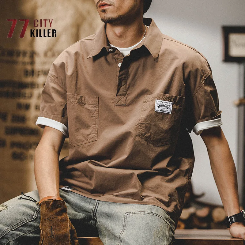 

Новинка лета 2022, мужские рубашки, уличные военные тактические мужские повседневные свободные хлопковые футболки с коротким рукавом, Мужская классическая рубашка размера