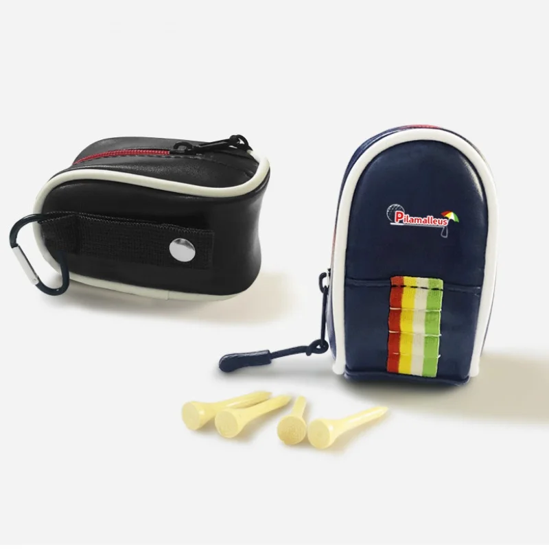 

New Korean Style Golf Double Ball Bag Mini Golf Tee Ball Nail Double Ball Bag Golf Ball Pouch