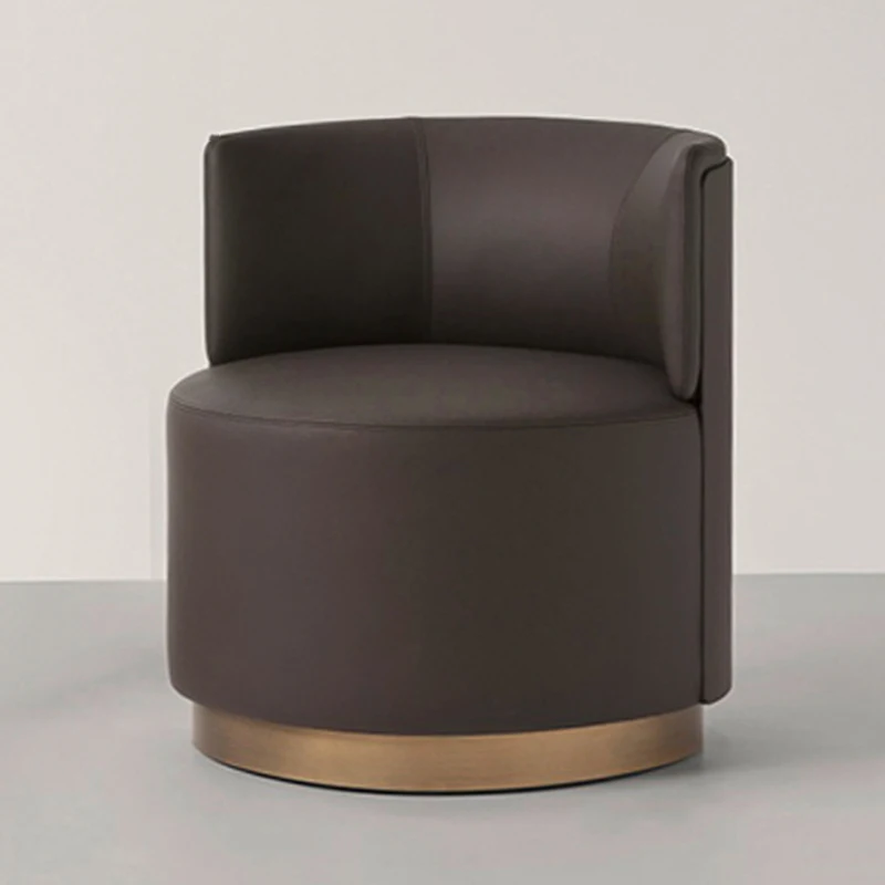 

Brown Adults Living Room Chair Floor Ergonomic Accent Balcony Living Room Chair Large Muebles Para El Hogar Indoor Furnitures