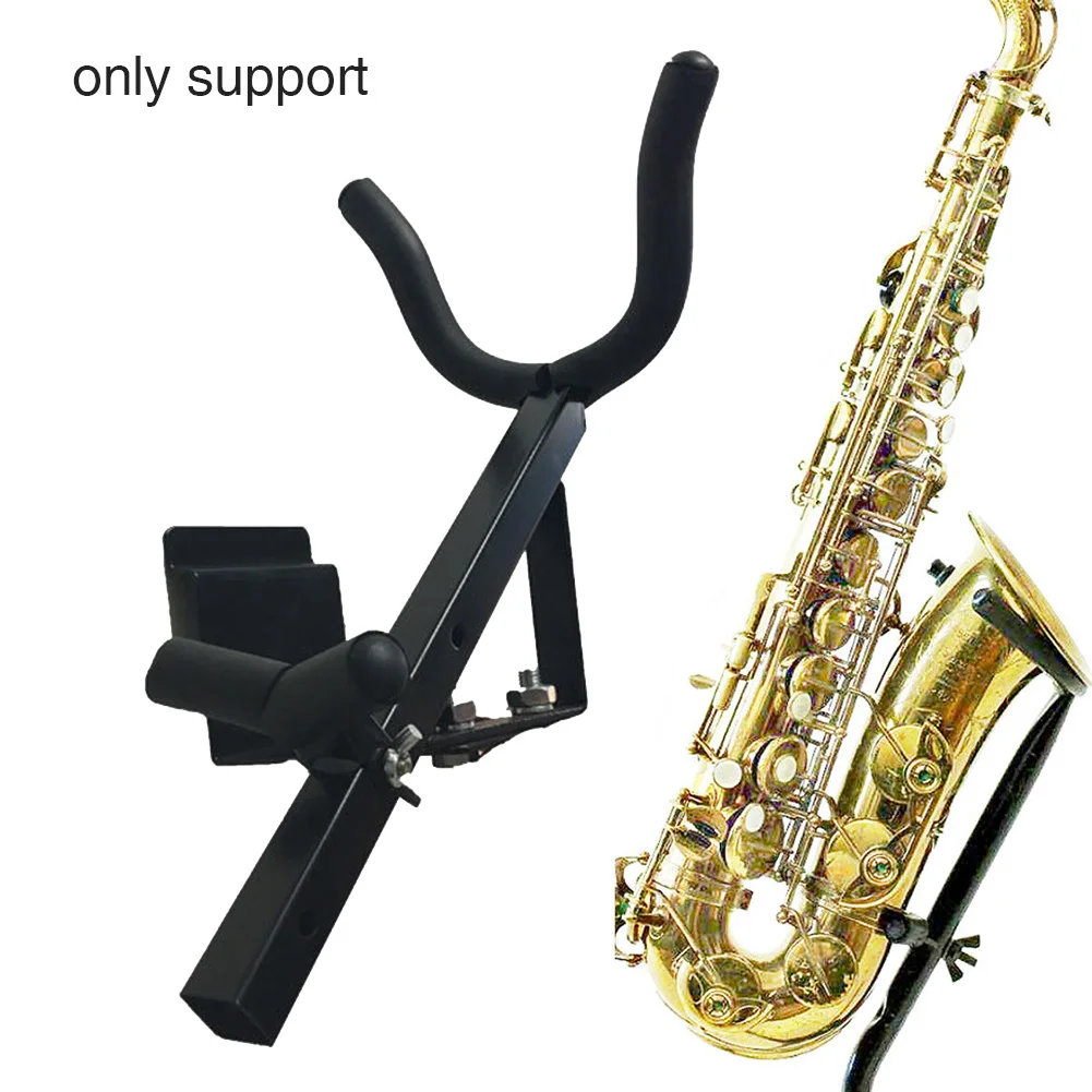 

Metal Players Saxophone Stand Beginners Home Protective Display Hanger Wall Mounted Instrument Parts Storage Plate Support