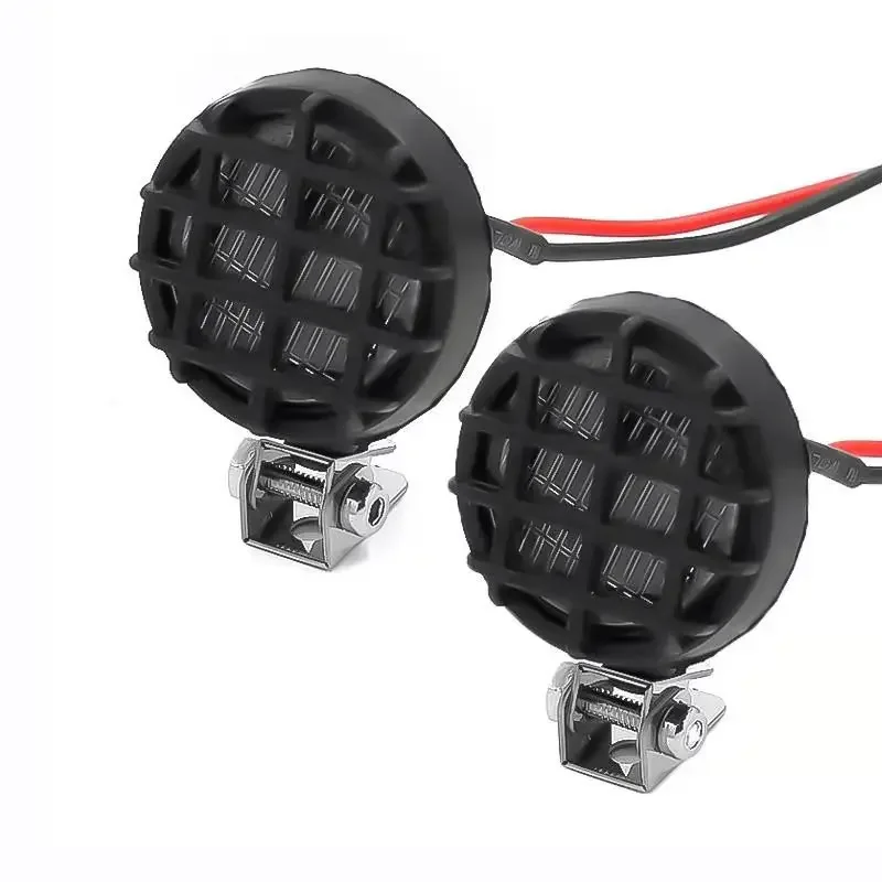 Радиоуправляемая машина 1 комплект Trx4 Scx10 1/10 Модель Mobil Mendaki Tiga Dimensi Simulasi Kap Lampu Persegi