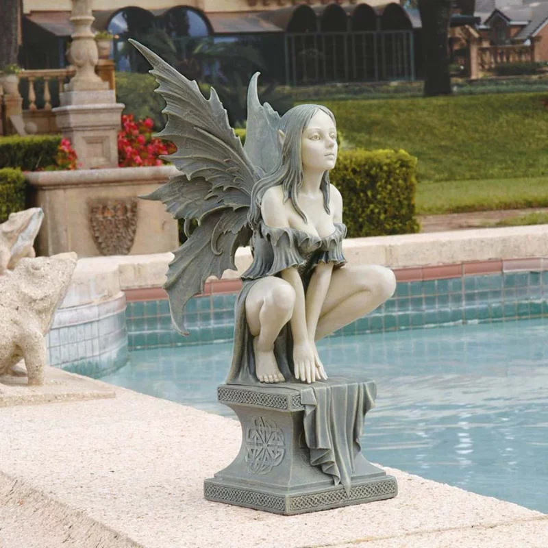 

Celtic Fairy's Perilous Perch Garden Sculpture