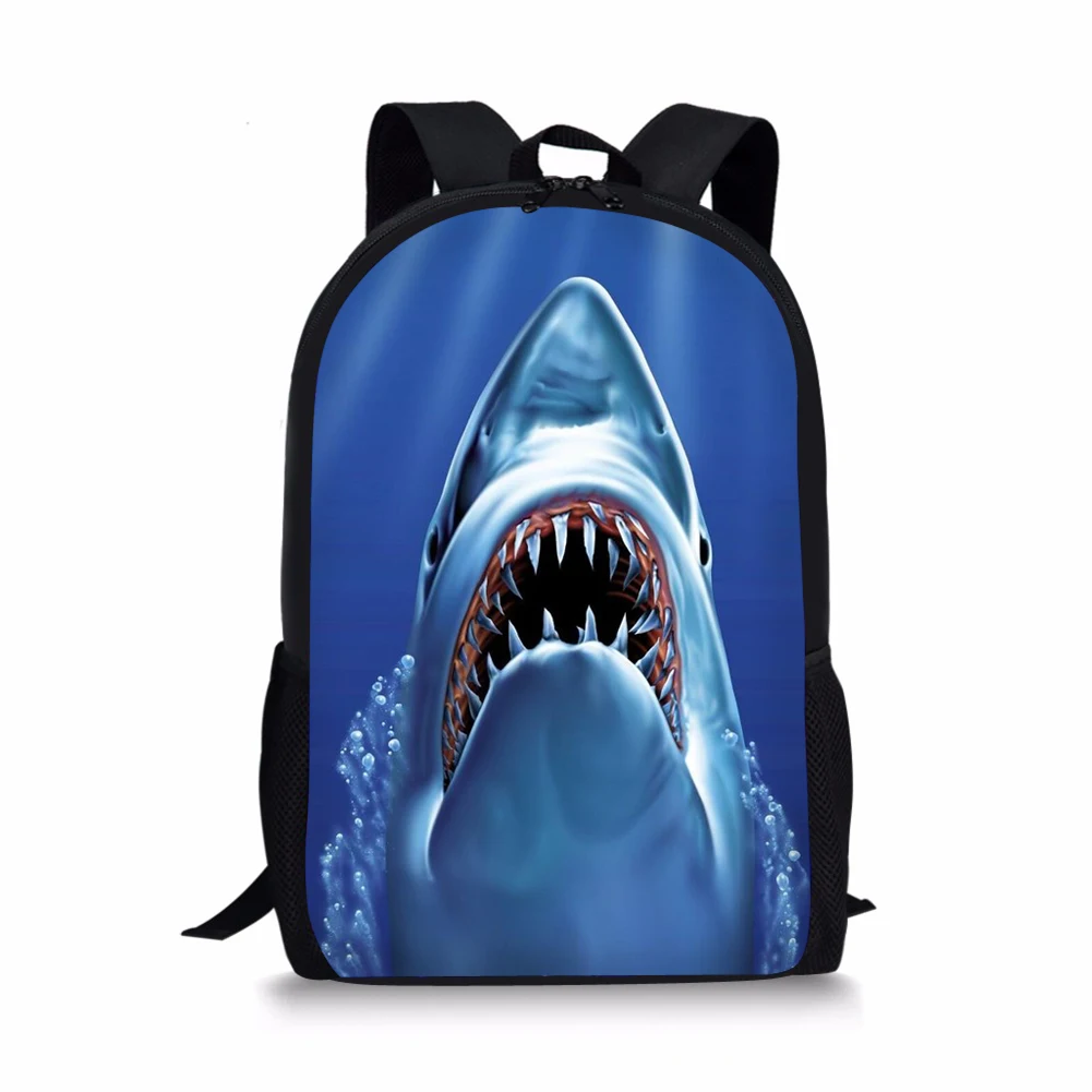 Shark Printing Backpack for Kid Shoulders Bag Fashion School Bag for Teenage Girl Children Travel Plecaki Szkolne
