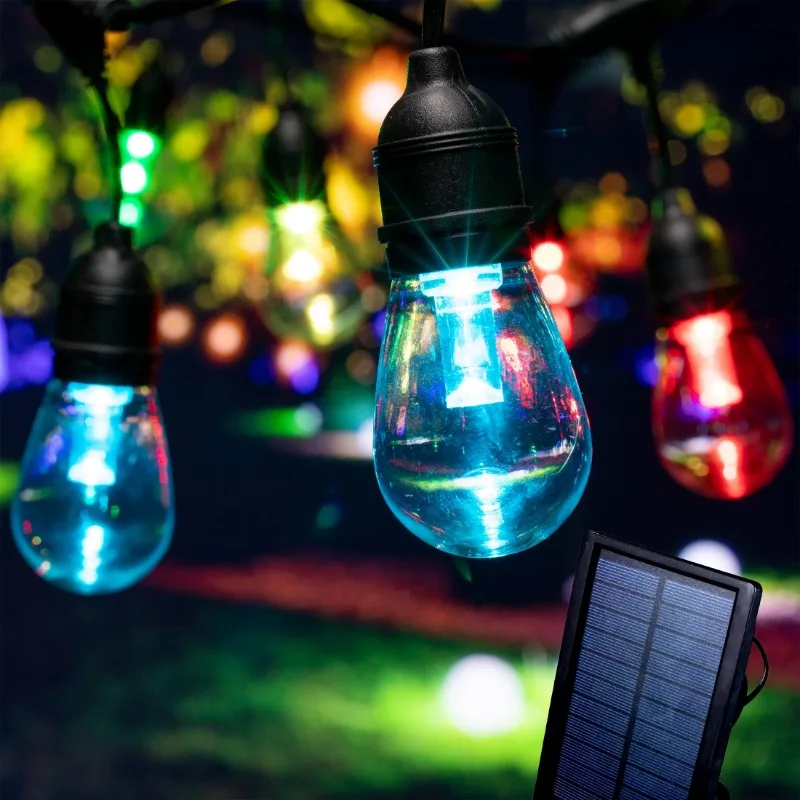 

Better Homes & Gardens Indoor/Outdoor 34 Foot Solar Powered Multi-Color Changing String Light