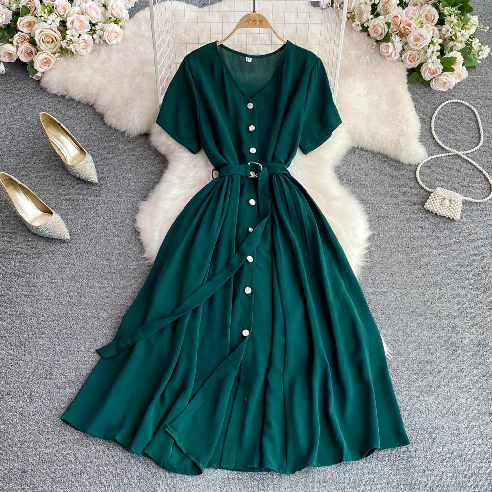 

Slim Vintage V Neck Bandage Long Dress Summer Party Women high waist Robe Ete Vestido de festa elegant tunic A-Line Vestidos