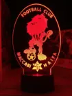 Maccabi Haifa футбольный клуб 3D Светодиодная лампа для спальни Декор Свет Дети День рождения красочный подарок светодиодный светильник Манга подарок