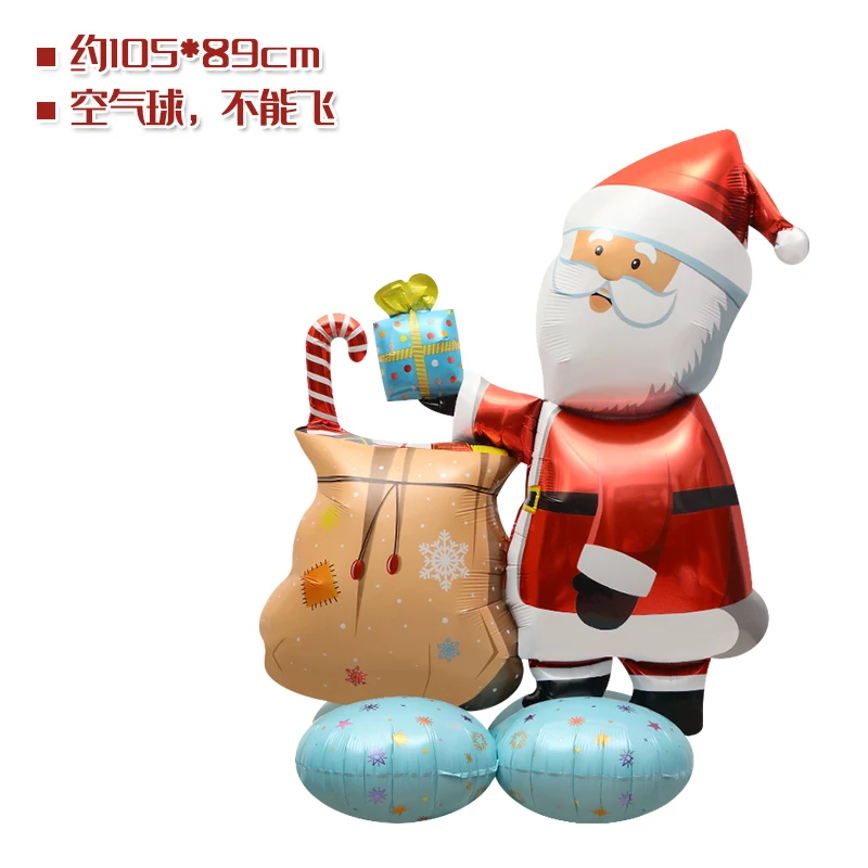 

Большой воздушный шар 4D Санта-Клаус из фольги