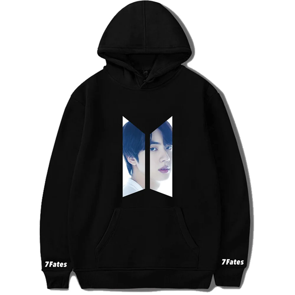 

Толстовка Bangtan Boys с капюшоном, толстовка с капюшоном с надписью 7Fates, толстовки V Jope Jungkook RM Suga Jin Jinmin для мужчин и женщин