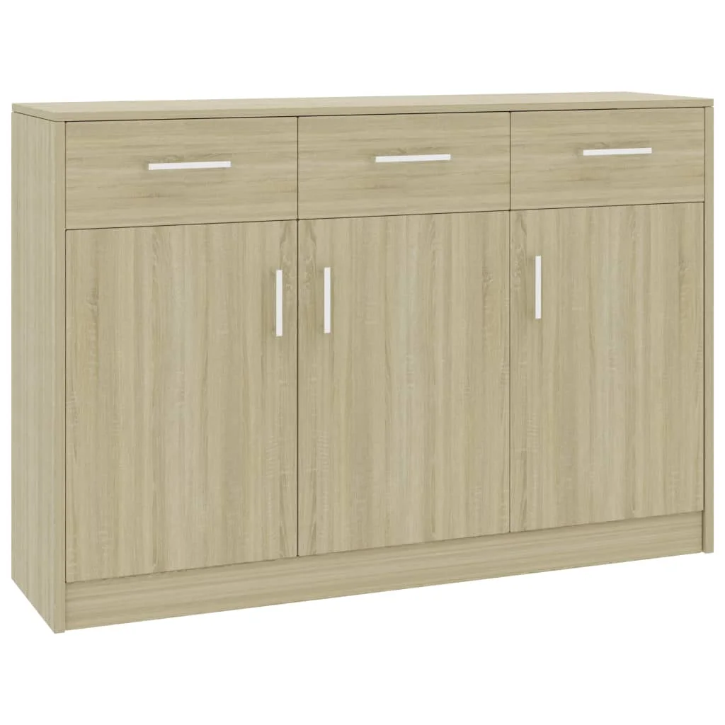 

Sideboards and Buffets Cabinet with Storage Modern Decor Sonoma Oak 43.3"x13.4"x29.5" Chipboard